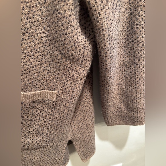 Madewell Brown patterned coat cardigan wool blend warm winter fall cabin core - Picture 12 of 16